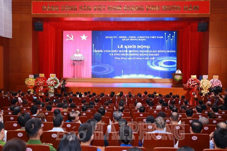 Khởi động Trung tâm điều hành thông minh Hồng Bàng (IOC)