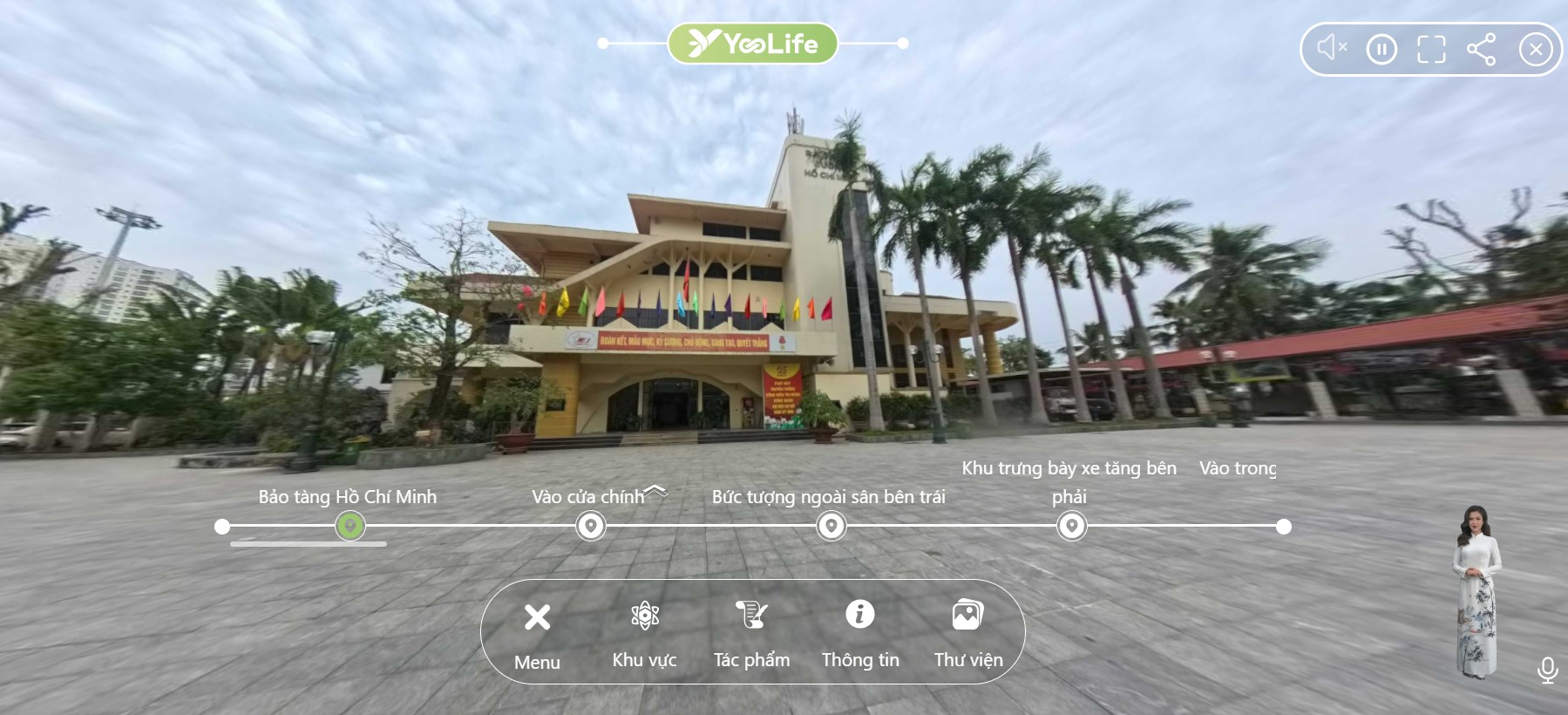 Tham quan bảo tàng hồ chí minh online trên nền tảng YooLife