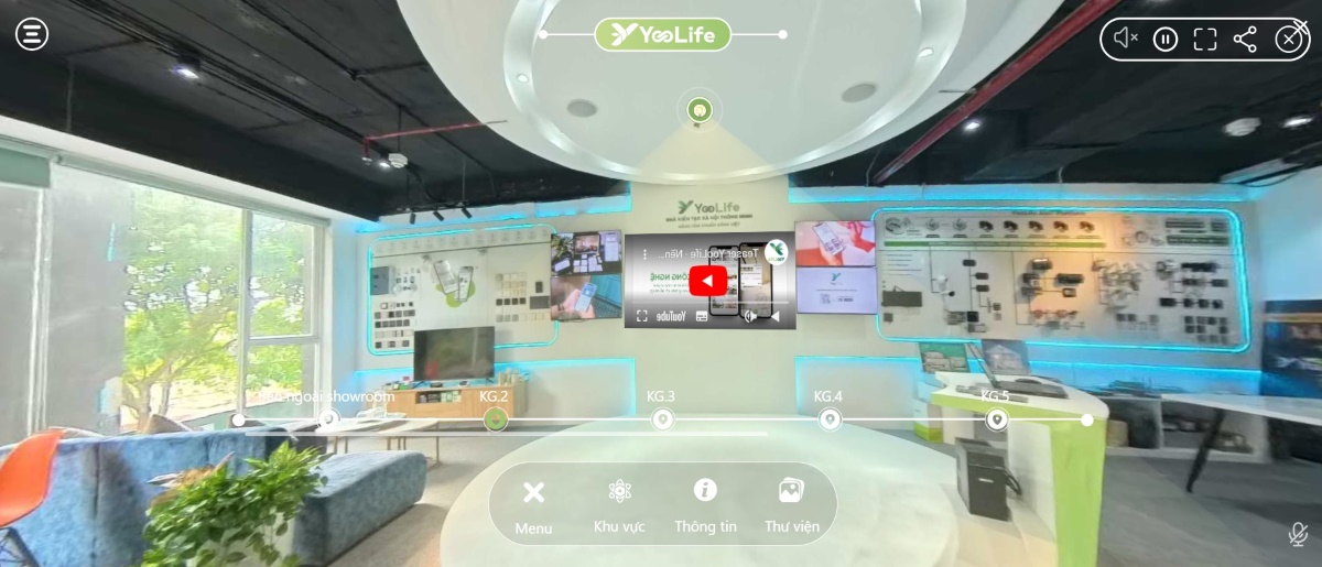 Ảo hóa không gian Showroom YooLife