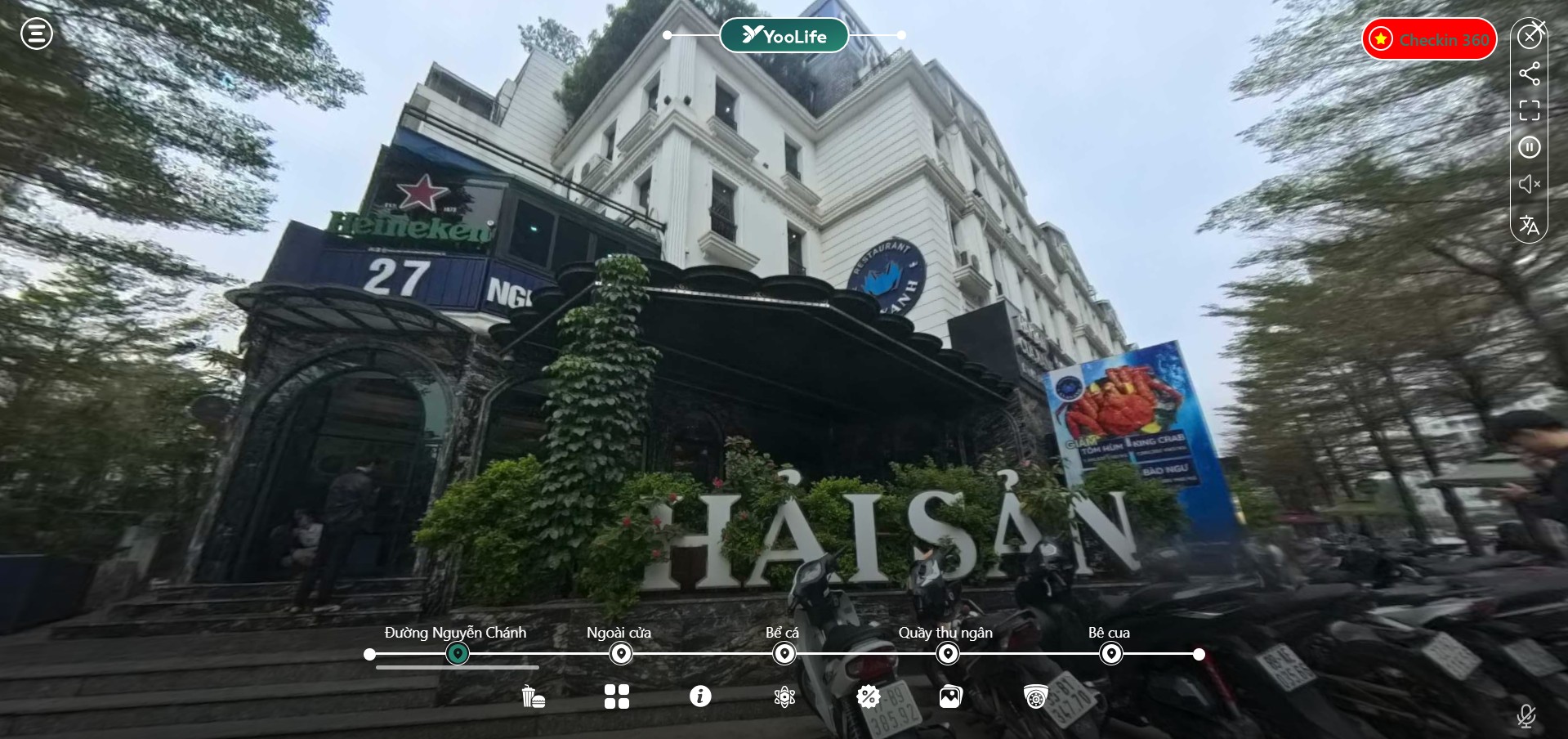 Khám phá nhà hàng Hải sản cua xanh trên nền tảng số