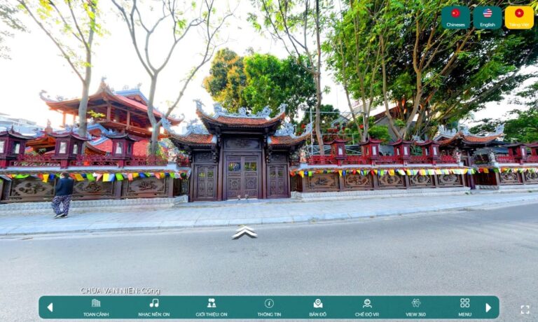 Chùa Vạn Niên – Tái hiện chân thực trên nền tảng số 