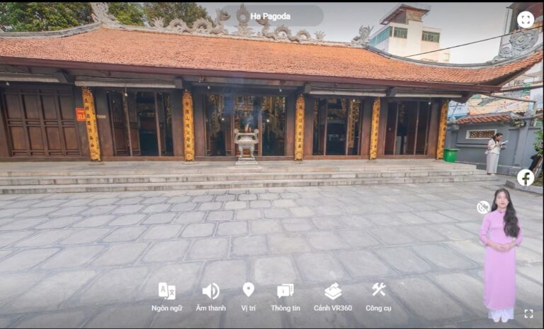 Trải nghiệm tham quan ảo VR360 – Khám phá chùa Hà chân thực
