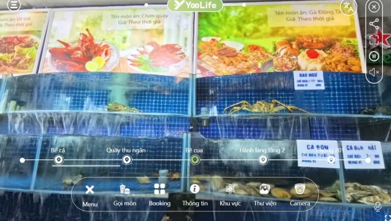 Khám phá nhà hàng Hải sản cua xanh trên nền tảng số