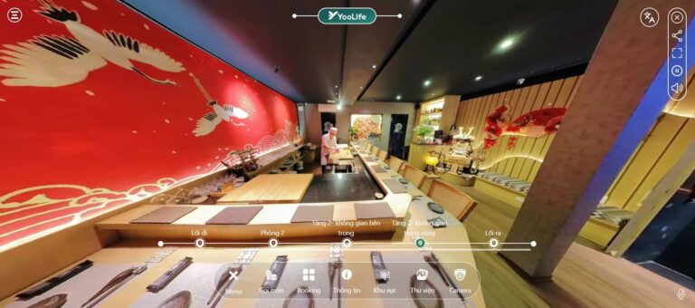 Tham quan không gian nhà hàng qua công nghệ 3D sống động