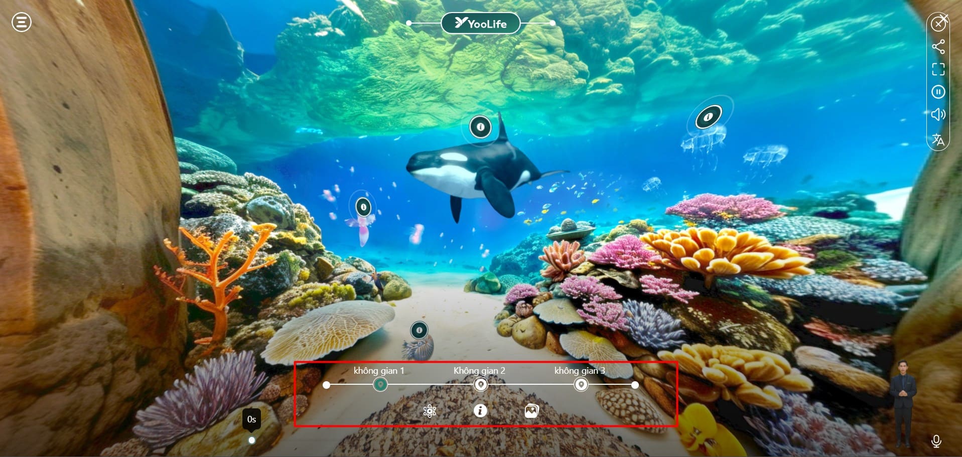 Điều khiển & di chuyển – Tự do khám phá như game
