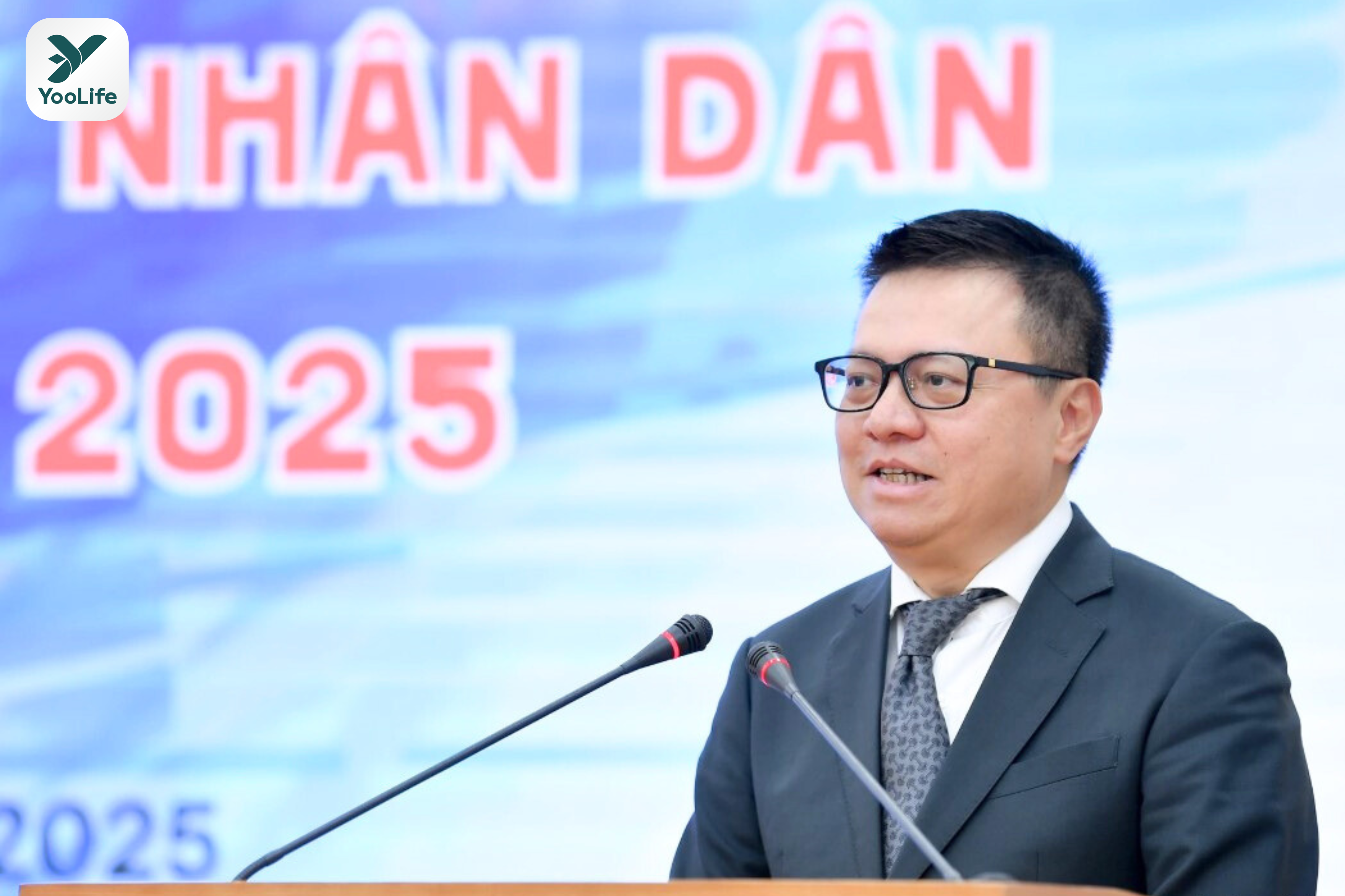 Tổng Biên tập Lê Quốc Minh chia sẻ tại sự kiện.