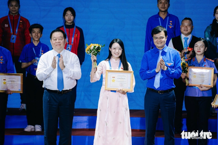 Chủ tịch Hội Sinh viên Việt Nam tại Thái Lan Nguyễn Thị Ngọc Diệp - Ảnh: THANH HIỆP