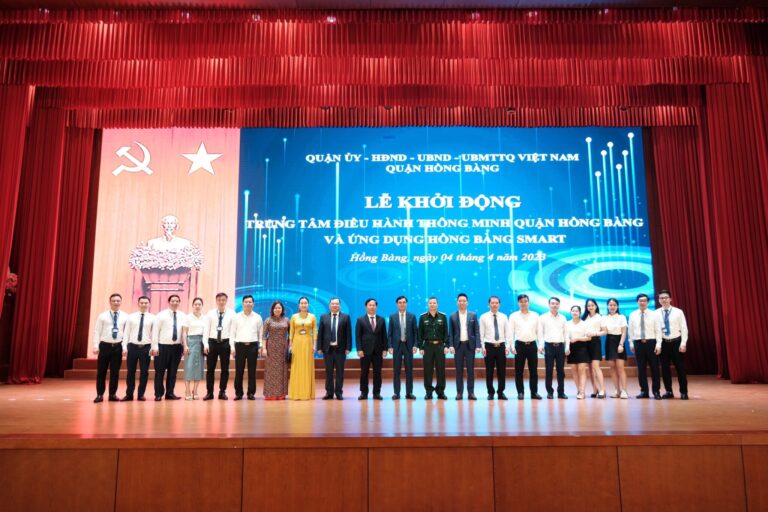 QUẬN HỒNG BÀNG: KHỞI ĐỘNG TRUNG TÂM ĐIỀU HÀNH THÔNG MINH HỒNG BÀNG (IOC-HB) VÀ ỨNG DỤNG HỒNG BÀNG SMART)