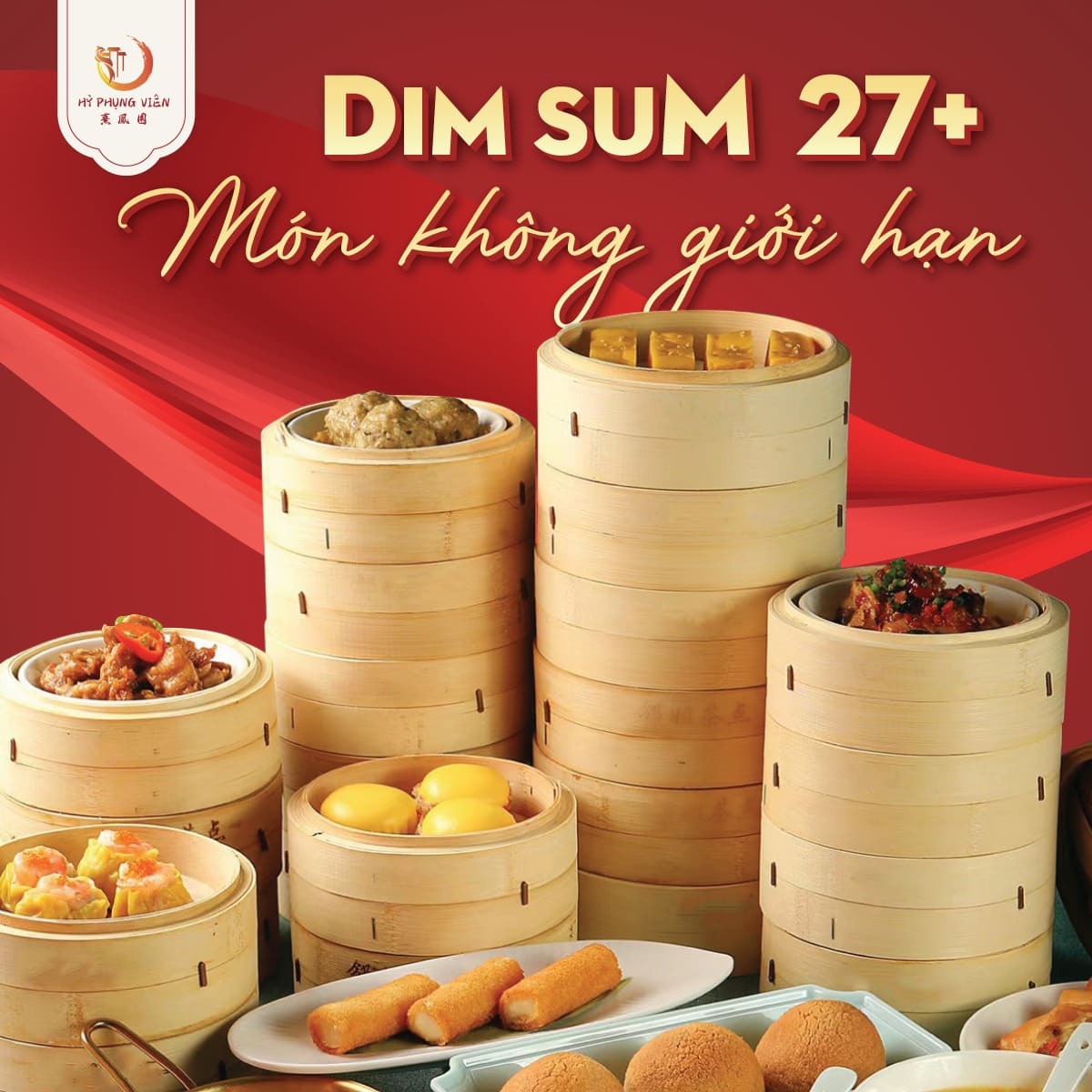 Dimsum thủ công hấp dẫn