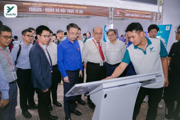 YooLife đã mang đến các gian hàng ấn tượng, nơi trưng bày và giới thiệu những sản phẩm công nghệ