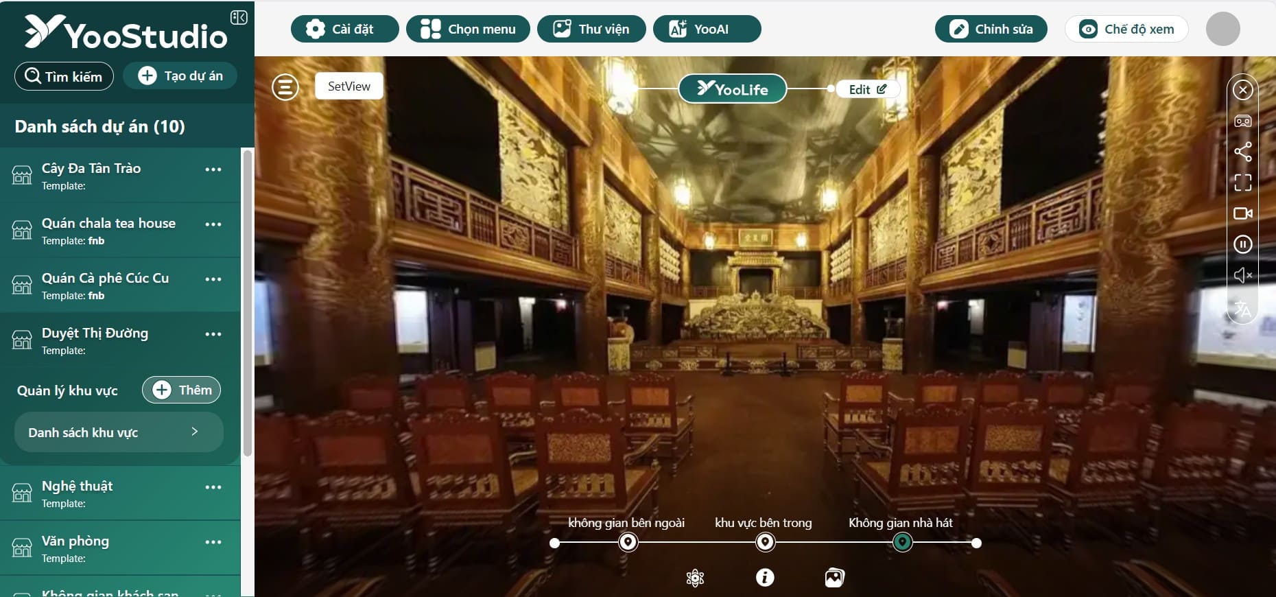 Công nghệ VR360 – Tái hiện không gian di tích sống động