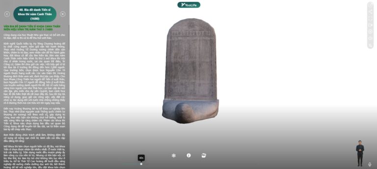 Từ hiện vật đến giá trị của bia đá tiến sĩ Canh Thân 1680