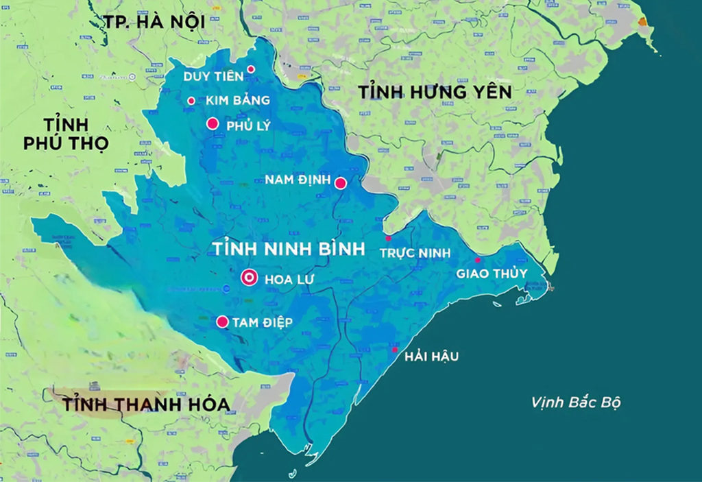Diện mạo mới của Ninh Bình sau khi sáp nhập bản đồ mới