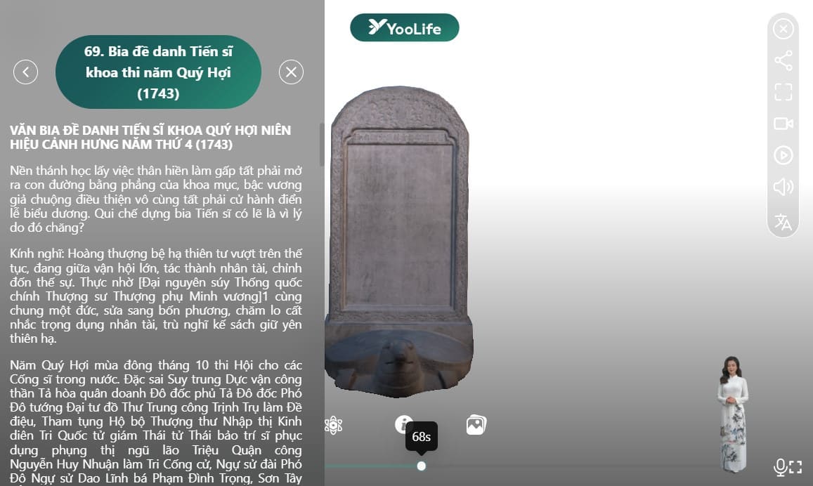 Tái hiện 3D/AR chân thực, sinh động
