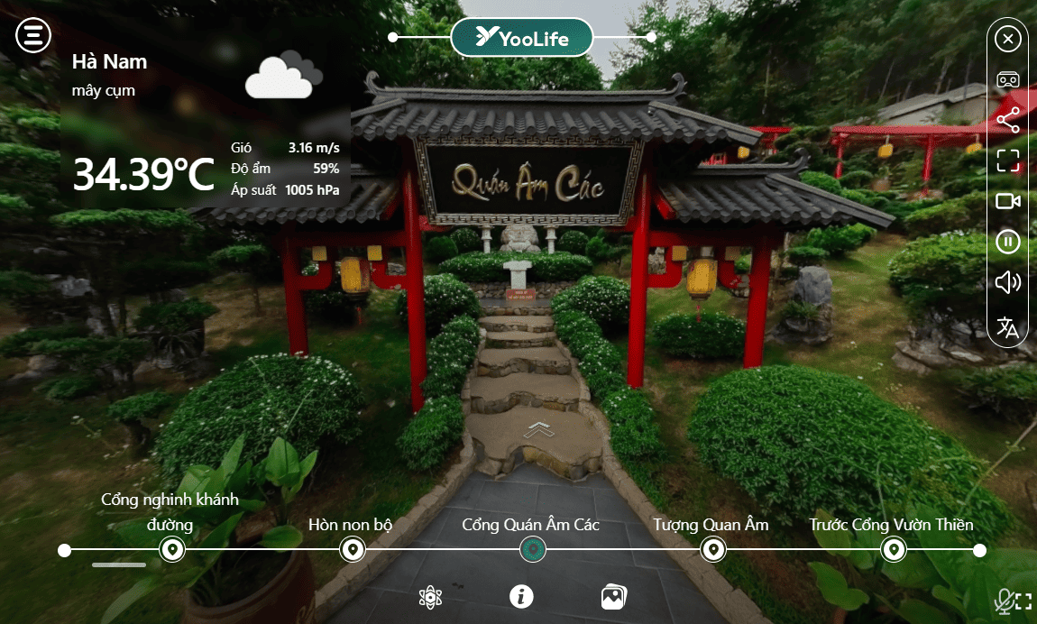 Trải nghiệm không gian Vr360 chân thực
