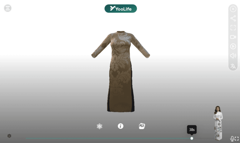 Tái hiện trang phục bằng công nghệ 3D và VR360