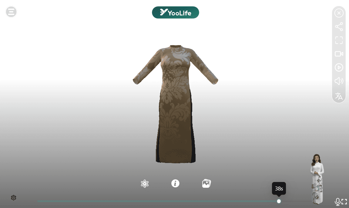 Tái hiện trang phục bằng công nghệ 3D và VR360