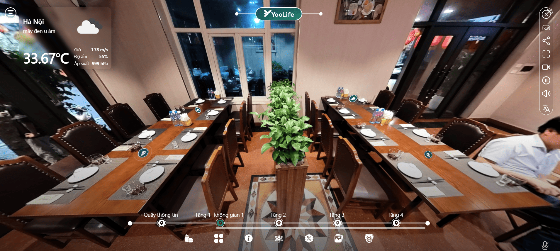Một trong những lợi ích nổi bật khi làm video 360 nhà hàng chính là khả năng tăng tỷ lệ chuyển đổi đặt bàn.