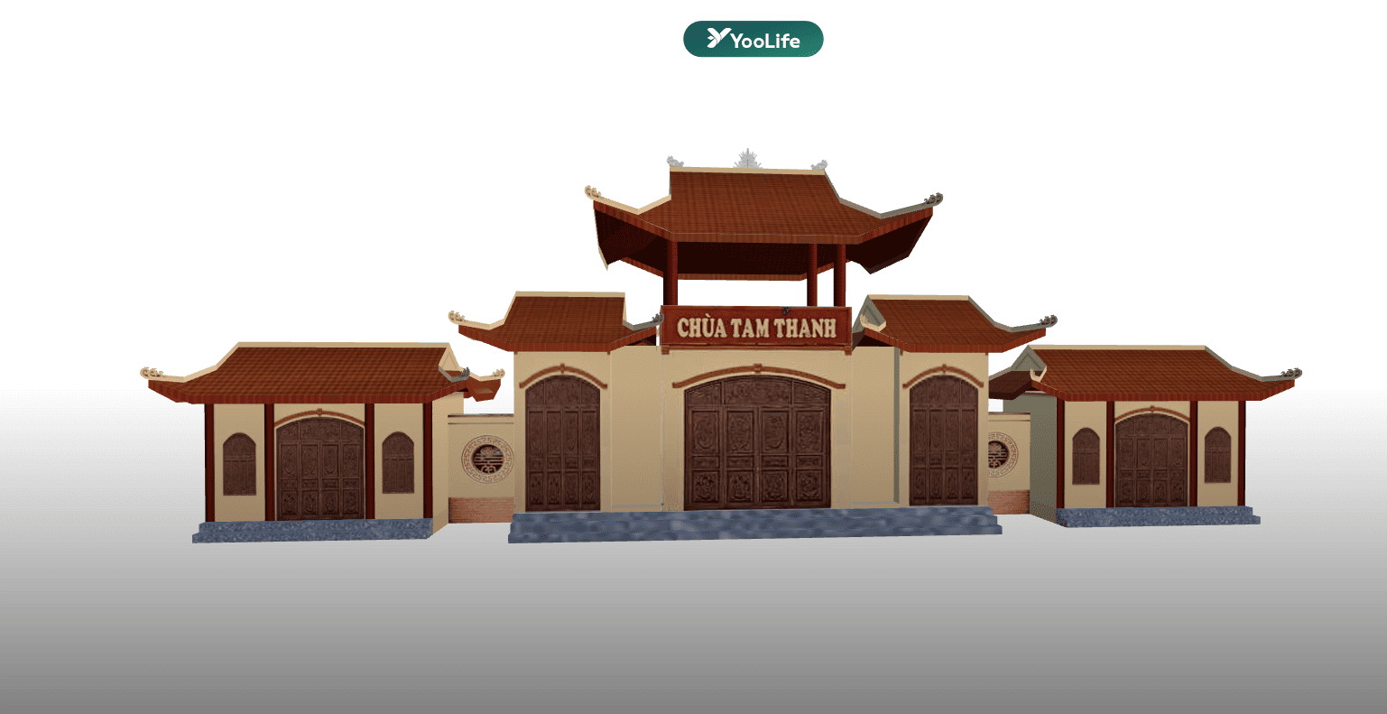 YooLife mang đến cho người dùng cơ hội tham quan toàn cảnh Chùa Tam Thanh ngay trong không gian số