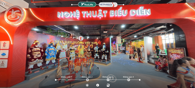 Không gian Nghệ thuật biểu diễn tại Triển lãm A80 không chỉ là nơi để thưởng thức các tiết mục hấp dẫn