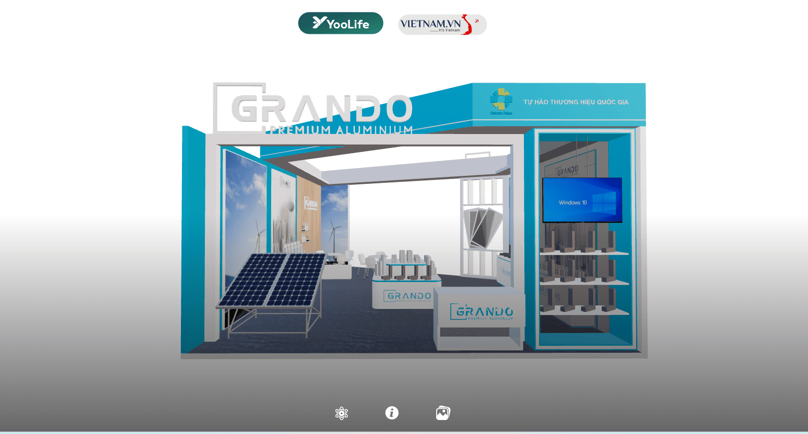 Trải nghiệm showroom nhôm trực tuyến