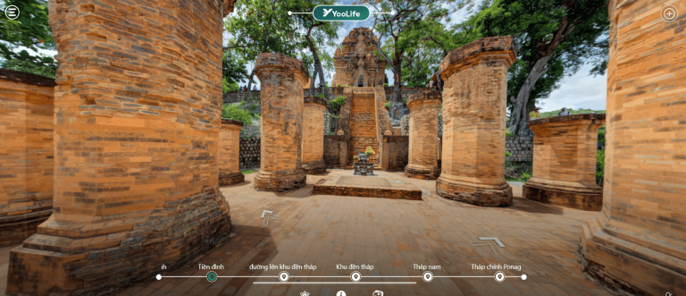 Chiêm ngưỡng tháp Bà Ponagar trên không gian số