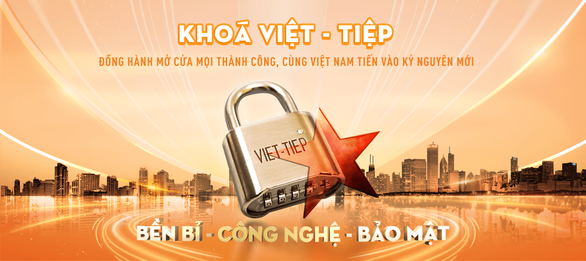 Công ty Cổ phần Khóa Việt – Tiệp là thương hiệu khóa hàng đầu Việt Nam với hơn 50 năm phát triển, nổi bật trong lĩnh vực sản xuất khóa cơ khí và khóa điện tử
