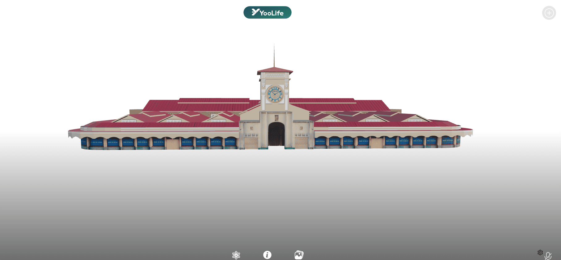 Công nghệ 3D cho phép người dùng xoay, phóng to – thu nhỏ để ngắm nhìn toàn cảnh công trình