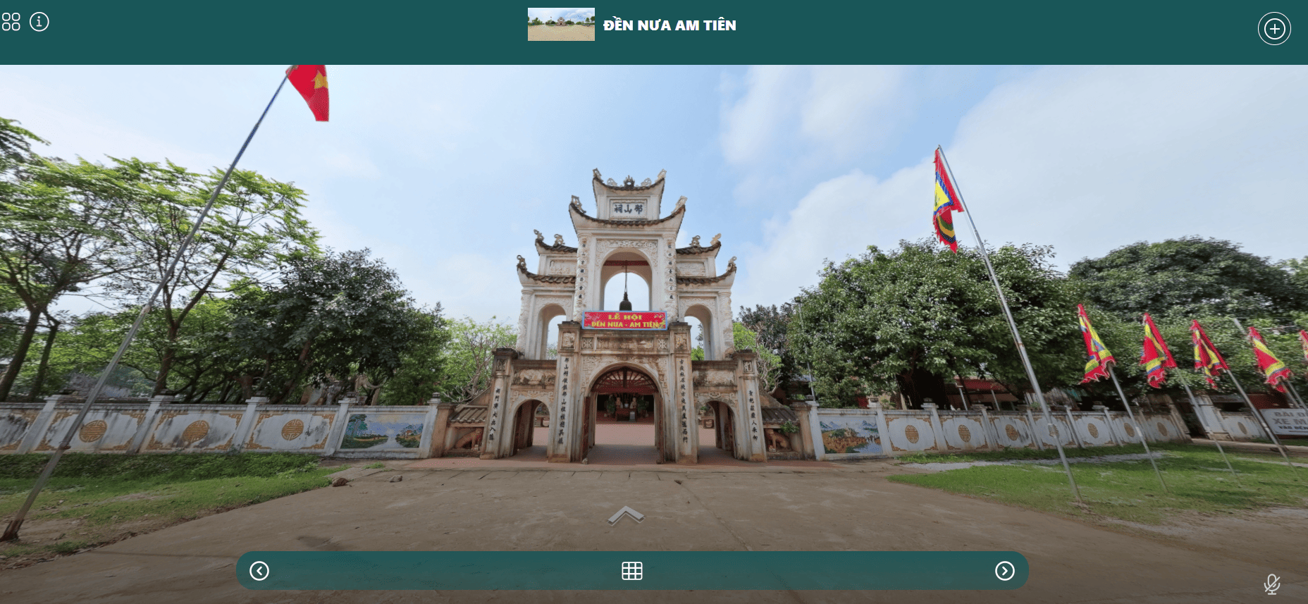 Khám phá khu di tích Đền Nưa – Am Tiêm trên không gian số