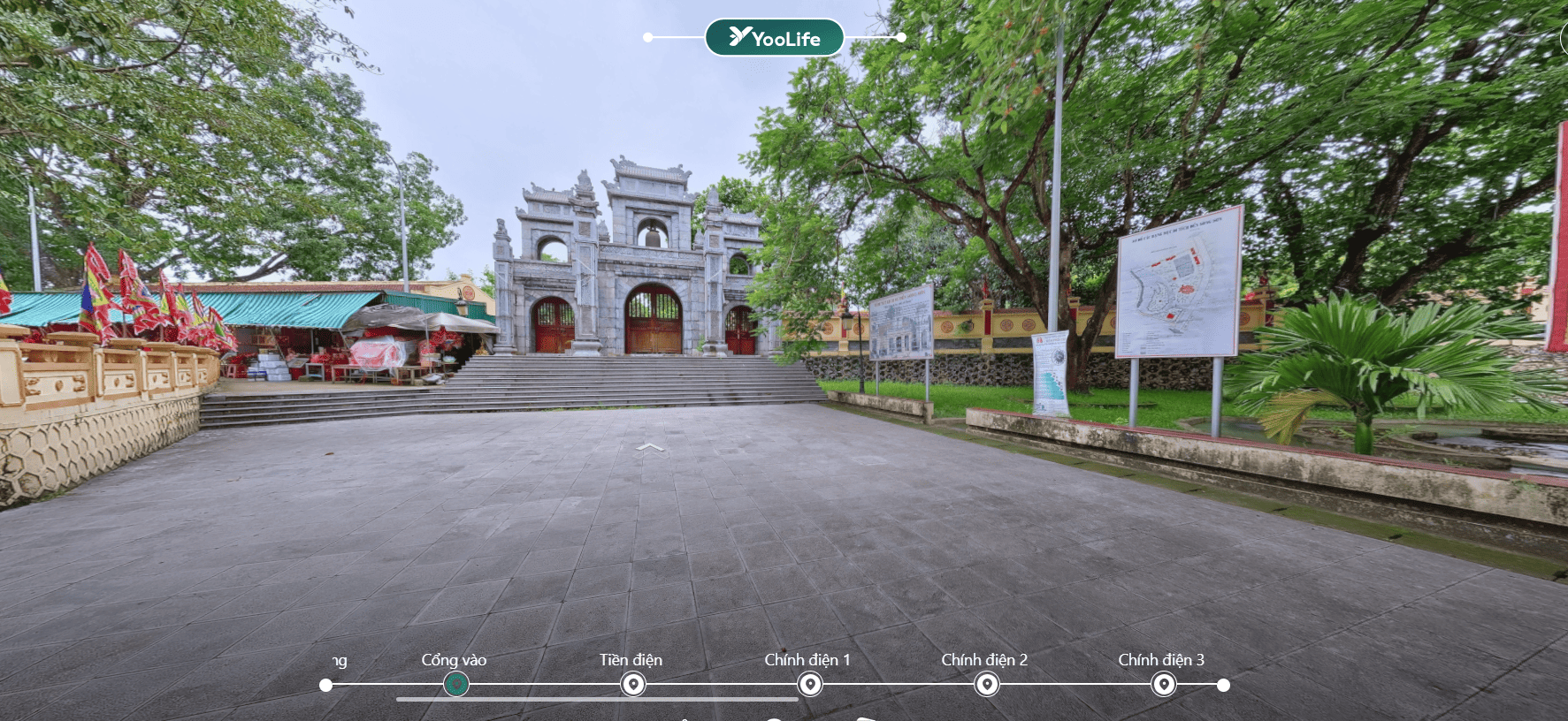 Trải nghiệm xoay toàn cảnh đền sòng 360 độ