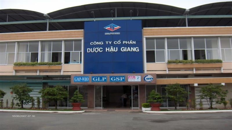Lịch sử hình thành công ty dược Hậu Giang