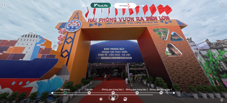 Khám phá gian hàng thành phố Hải Phòng trên không gian số