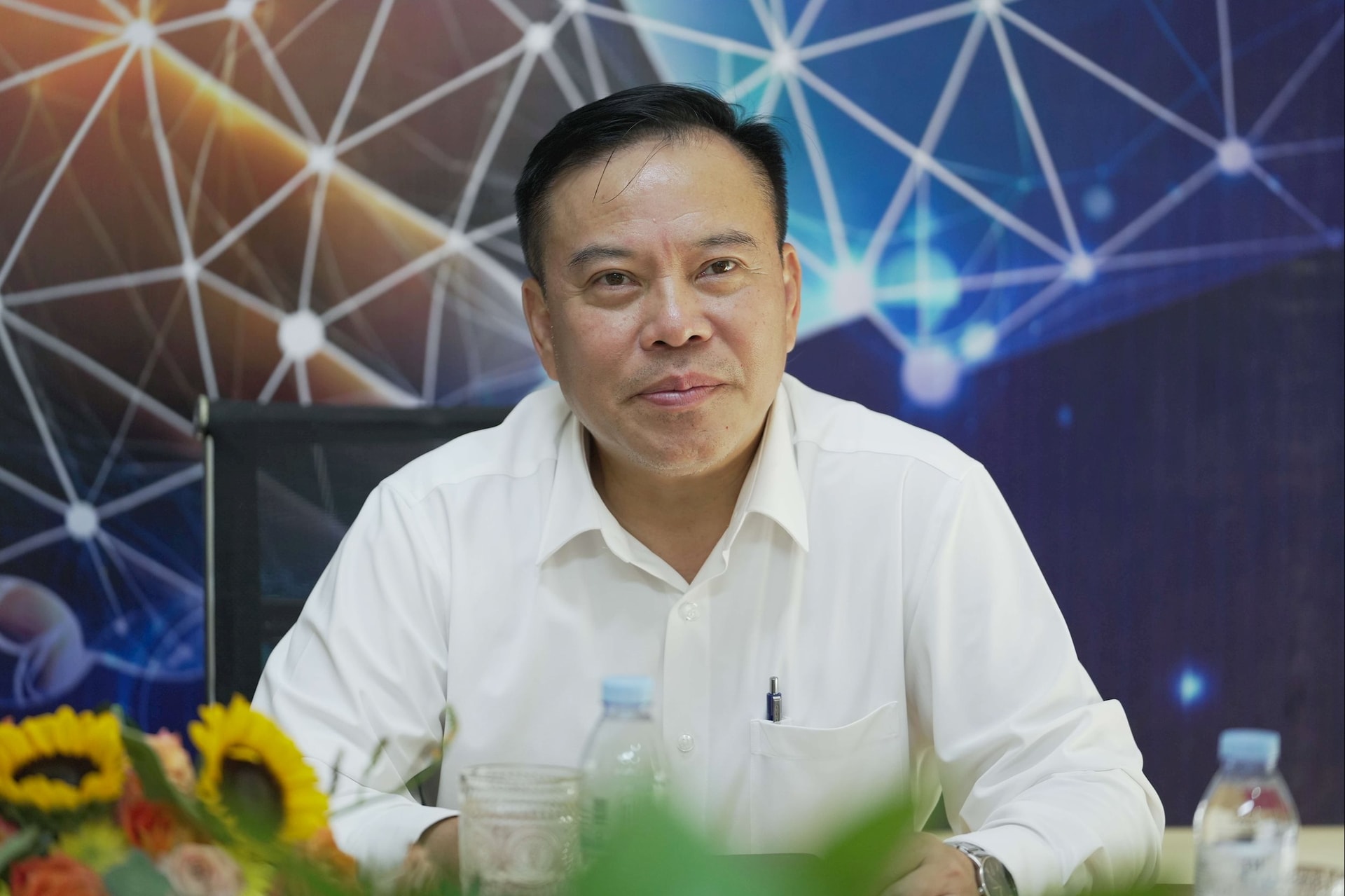 Ông Lưu Quang Định - Tổng Biên tập Tạp chí Một Thế Giới bày tỏ kỳ vọng sự hợp tác mang lại nhiều lợi ích cho cộng đồng - Ảnh: Hà Tuấn