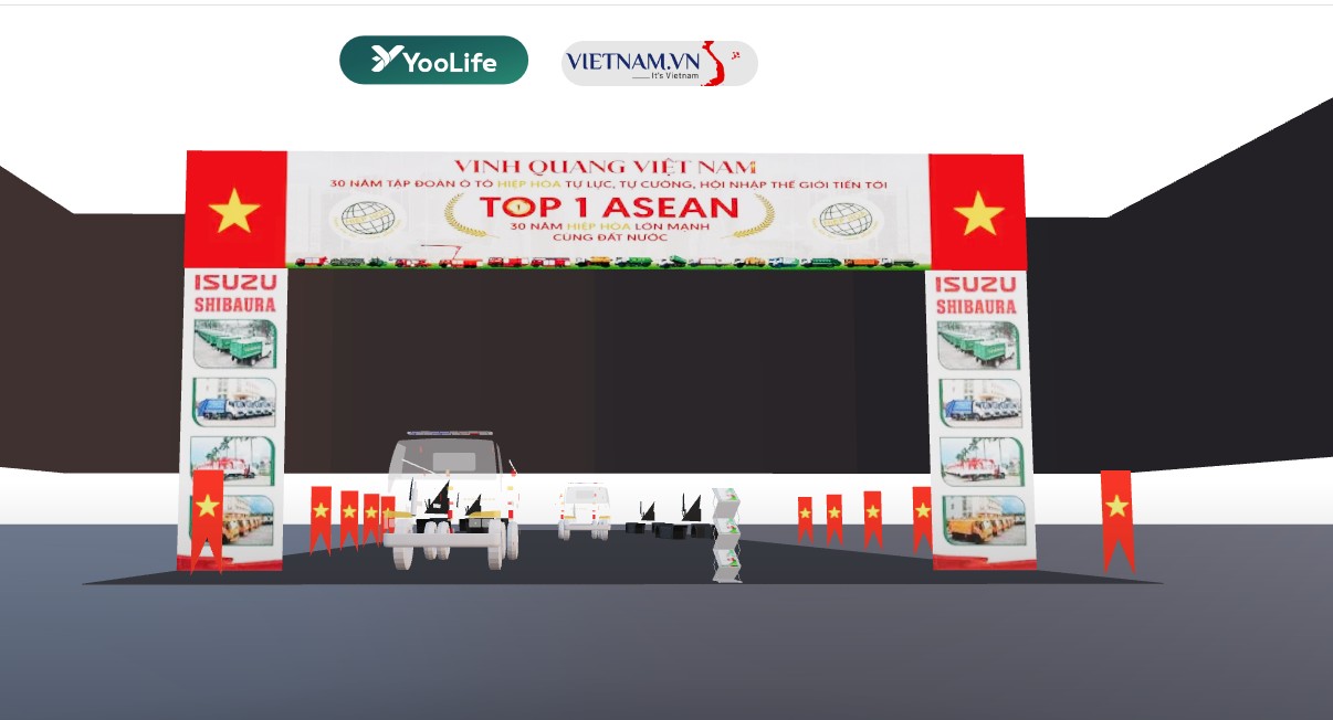Mô hình 3D chân thực – Gian hàng sống động đến từng chi tiết