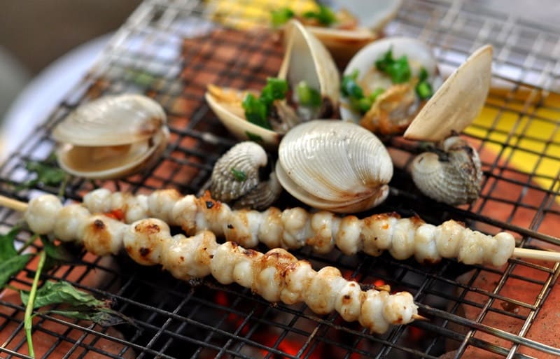 Còi biên mai nướng muối ớt – Đậm đà hương biển