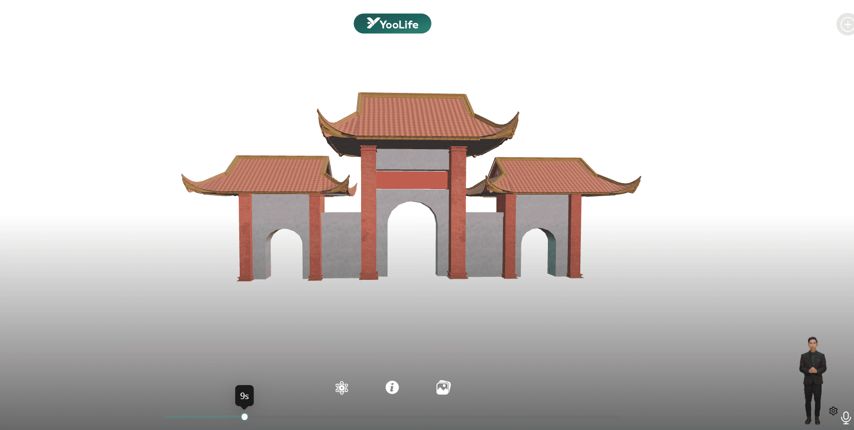 Trải nghiệm không gian VR360 toàn cảnh thiền viện trúc lâm Hậu Giang