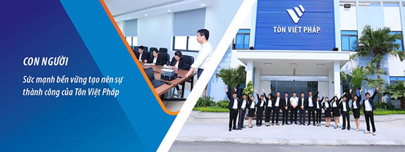 Tôn Thép Việt Pháp đặt trụ sở và nhà máy tại Khu Công nghiệp Đình Vũ – Hải Phòng, một trong những vị trí chiến lược với nhiều lợi thế về giao thương
