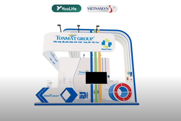 Mô hình 3D trực quan – Tái hiện gian hàng sống động