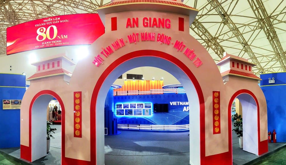 Điểm nhấn của gian hàng An Giang tại triển lãm A80