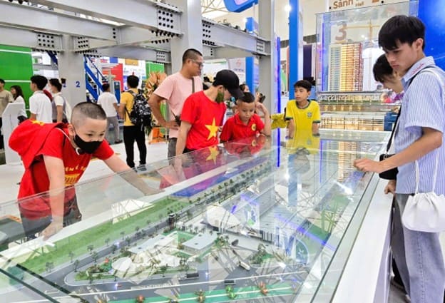 Không gian trưng bày ấn tượng của ATAD tại Triển lãm A80