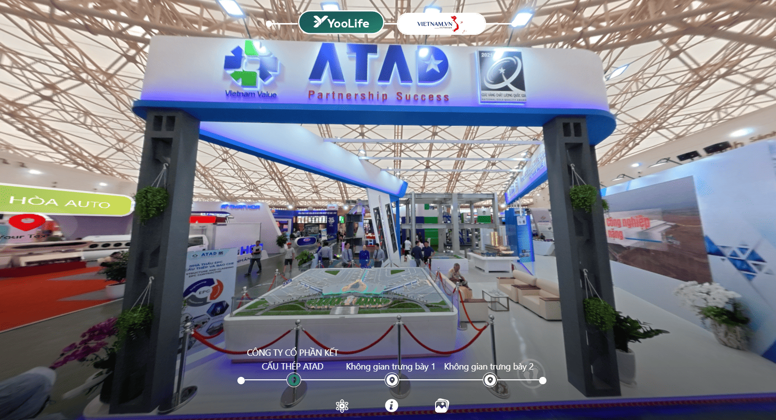 Tham khảo gian hàng ATAD tại triển lãm A80 trên YooLife