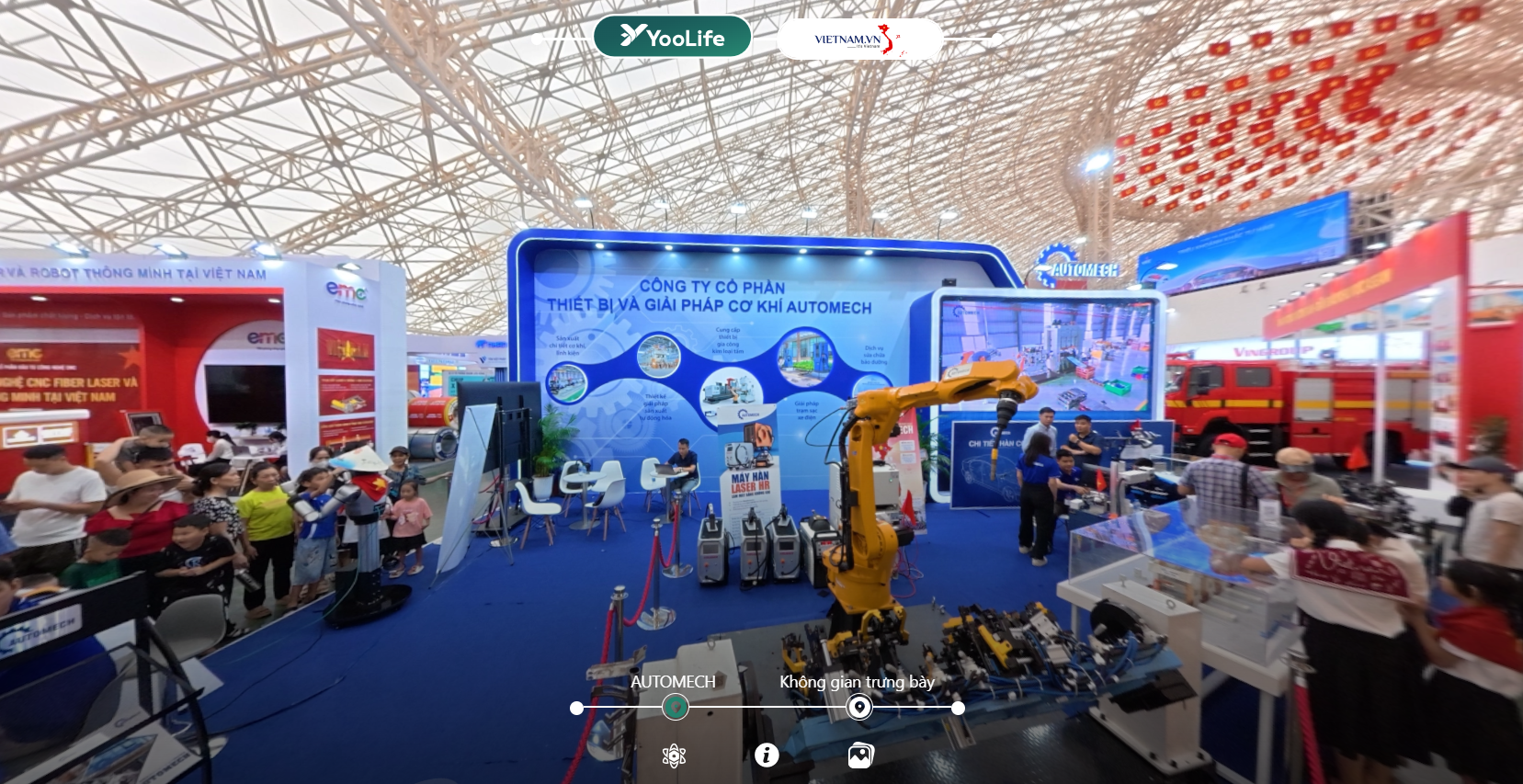 Công nghệ 3D – VR360: Trải nghiệm gian hàng như thật