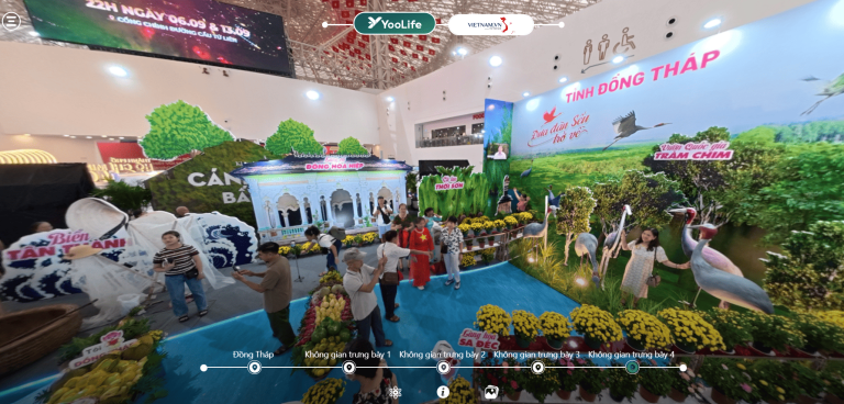 Khám phá gian hàng Đồng Tháp trên không gian số YooLife