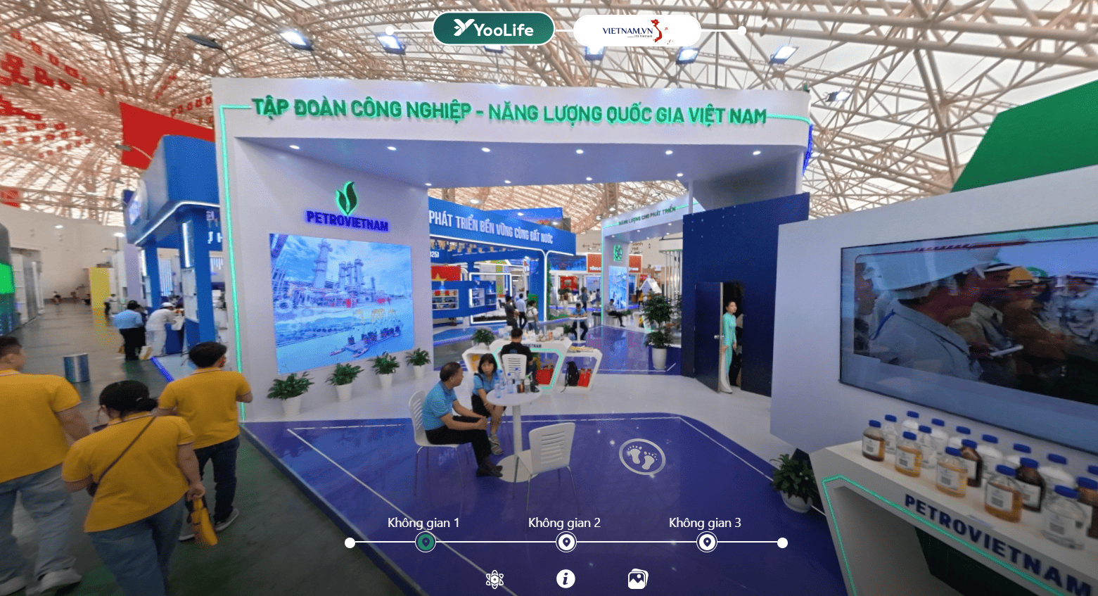 Không gian trưng bày số – Trải nghiệm công nghệ thực tế ảo