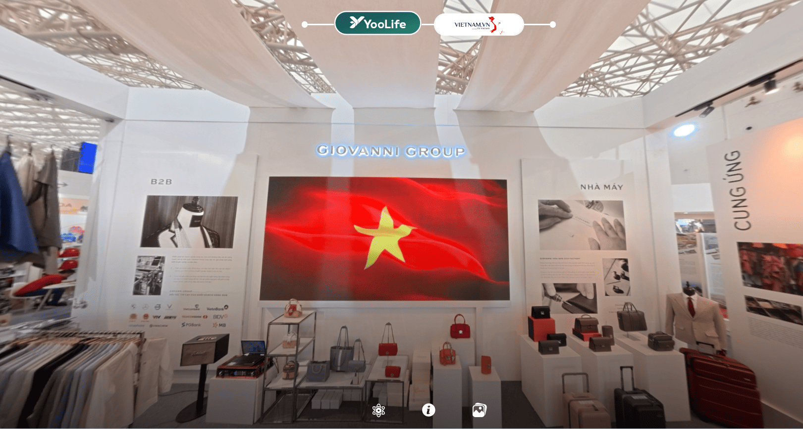 Chiêm ngưỡng gian hàng Giovanni Group trên không gian số YooLife