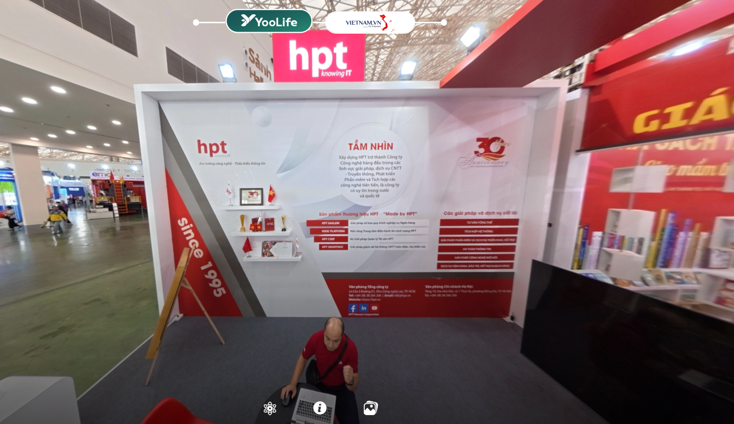 Khám phá gian hàng HPT trên không gian số YooLife