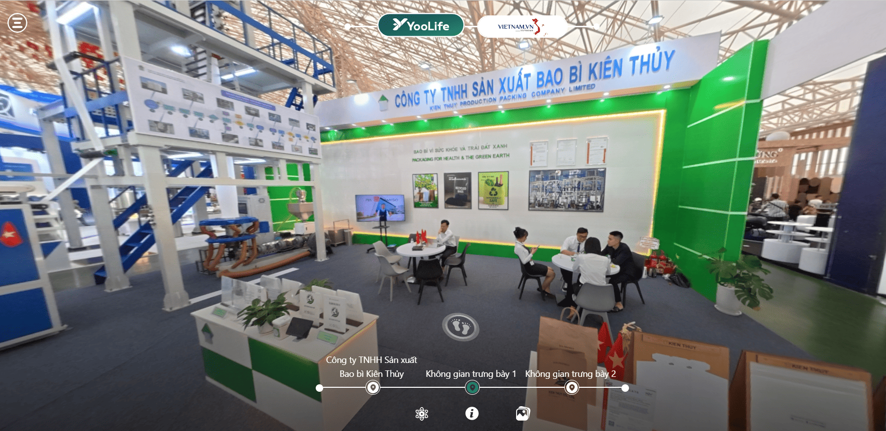 Tái hiện thương hiệu – Gian hàng trưng bày chuyên nghiệp