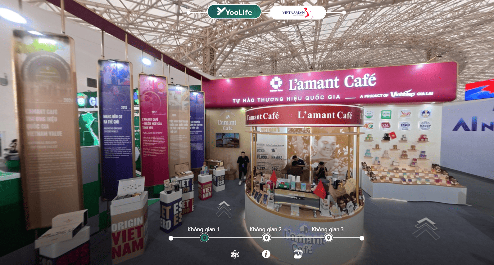 Khám phá gian hàng L'amant Café trên không gian số YooLife