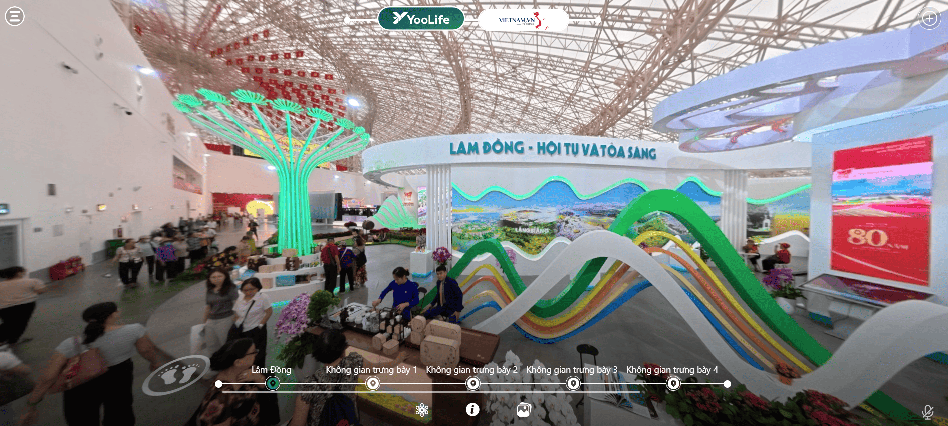 Lâm Đồng – Dấu ấn đặc sắc tại Triển lãm Thành tựu đất nước A80