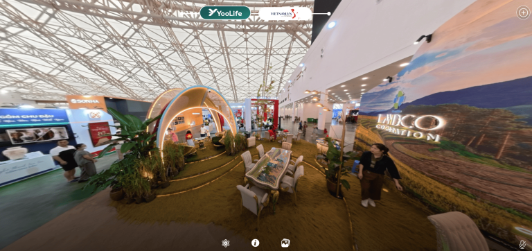 Thiết kế gian hàng hiện đại – Nơi cảm xúc và công nghệ giao thoa